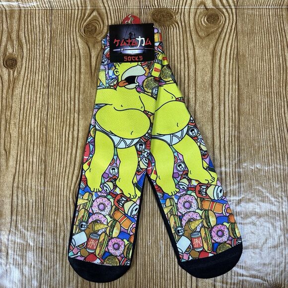 Vampire Socks Other - The Simpsons Crew Socks Homer Simpson One Size Midcalf‎ Unisex